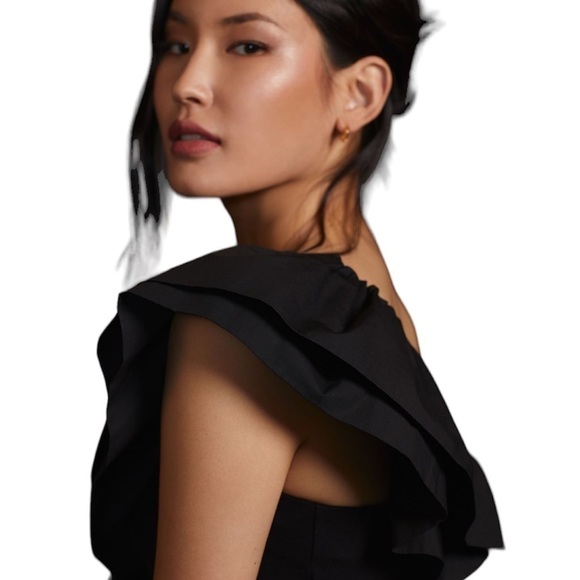 Anthropologie Sunday in Brooklyn Ruffled One-Shoulder Top - Picture 4 of 5